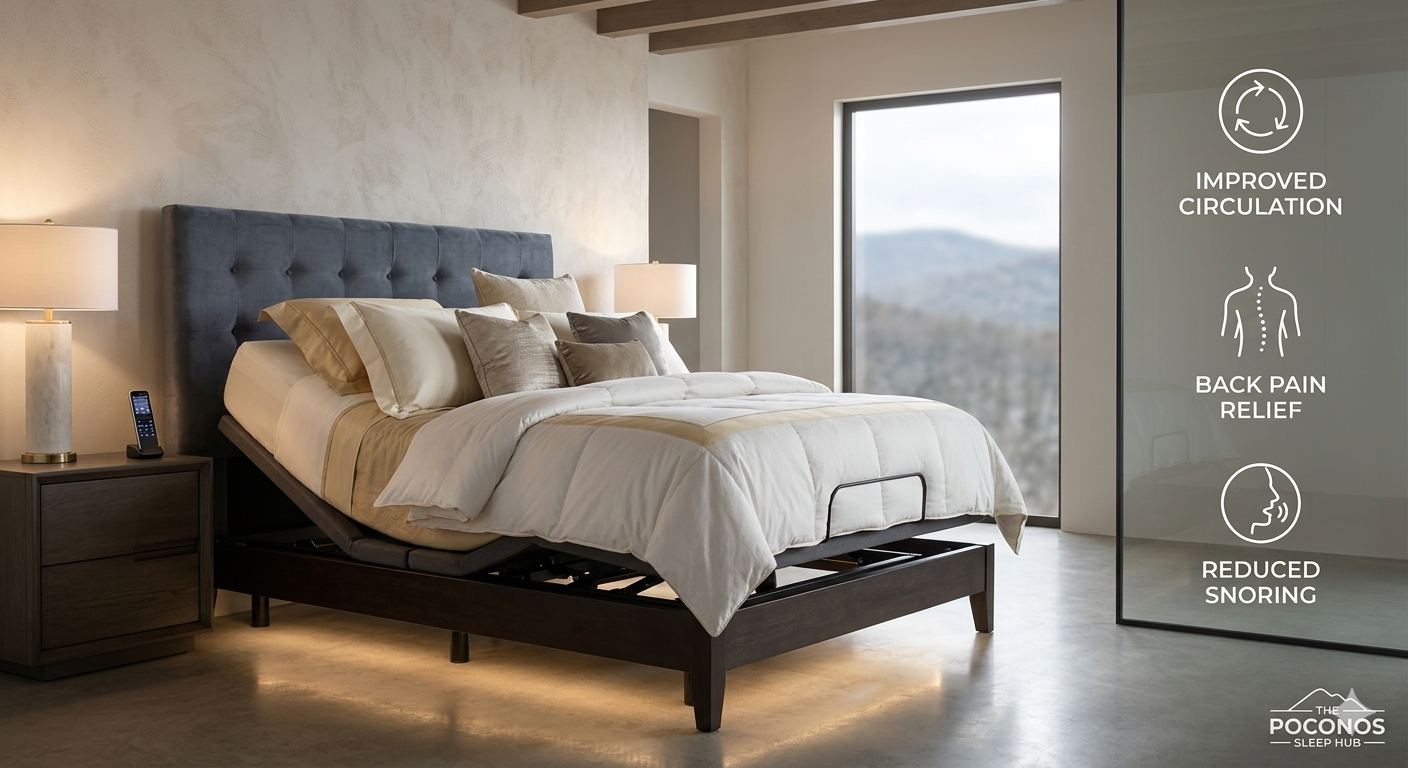 adjustable base poconos sleep hub
