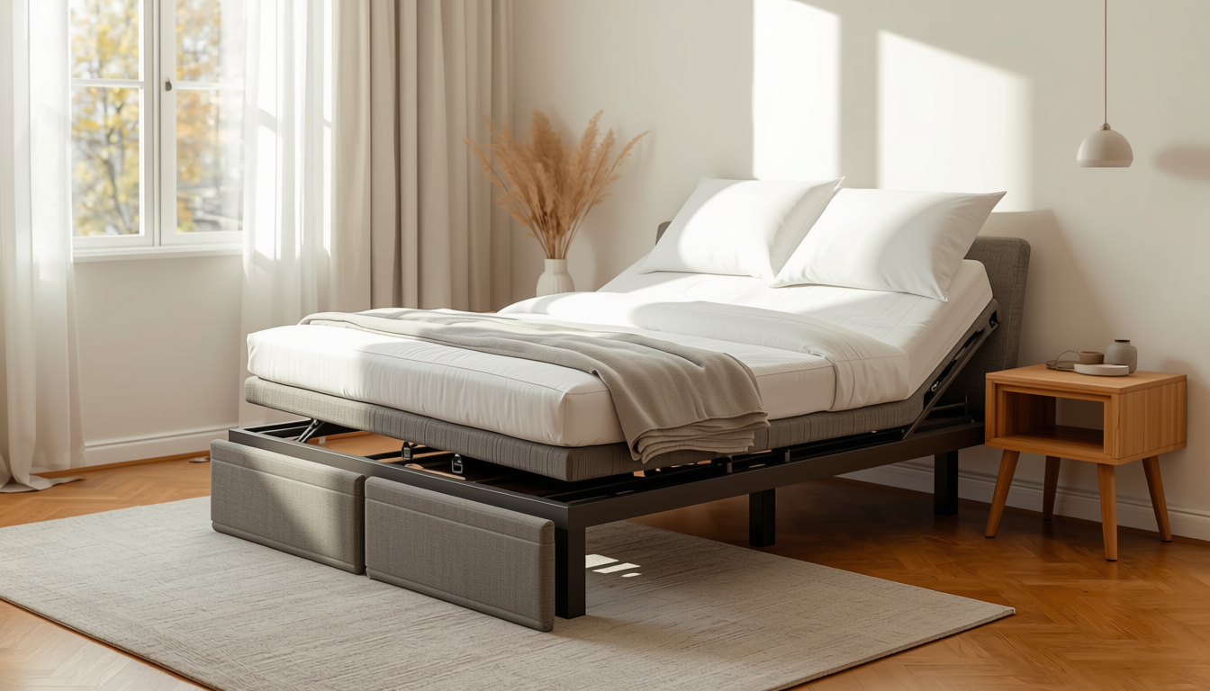 The One Thing Your Bedroom Is Missing For Better Sleep (And It's Not a Supplement) adjustable base graphic for blog